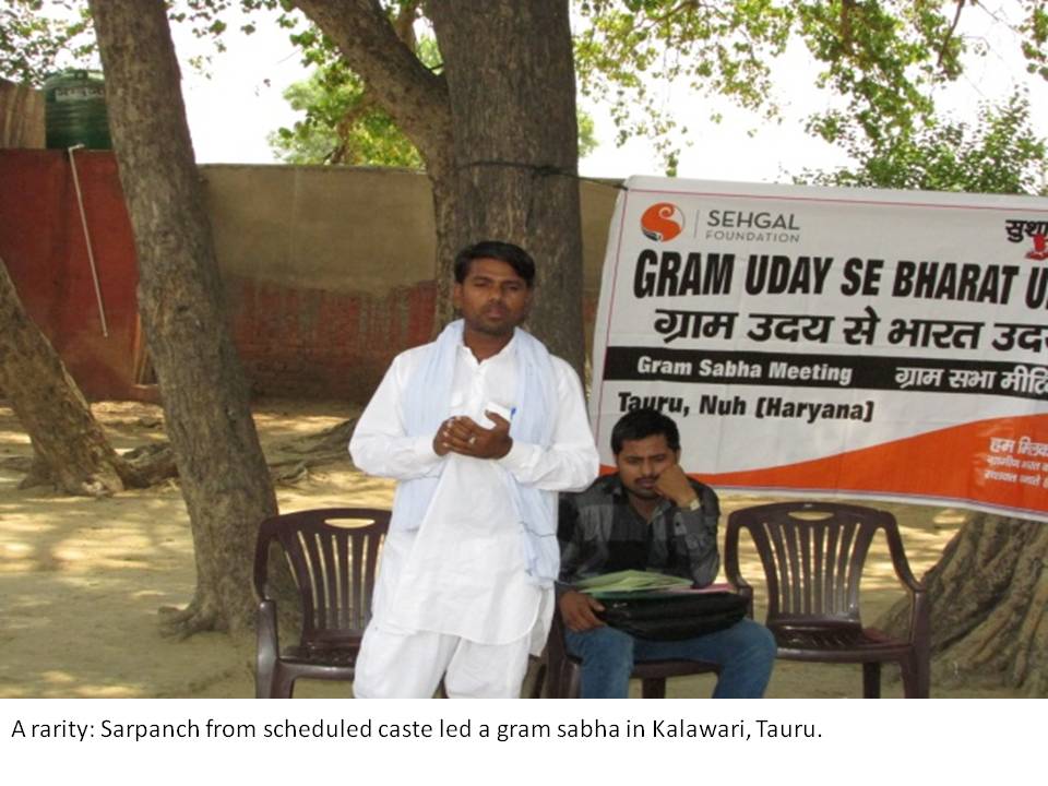 Villagers witness gram sabha for the first time in their lives