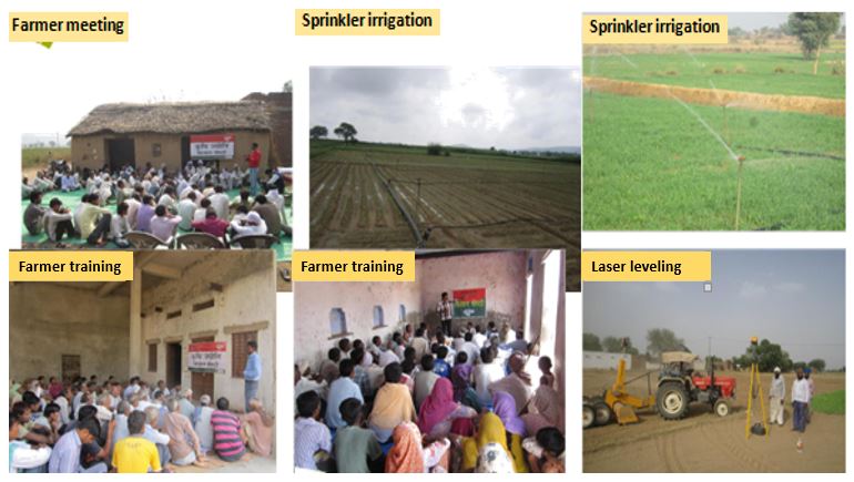 Encouraging water efficient irrigation techniques