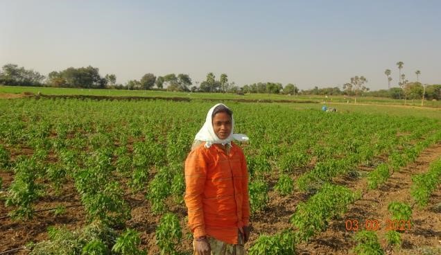 B Lavanya promoting agri practices