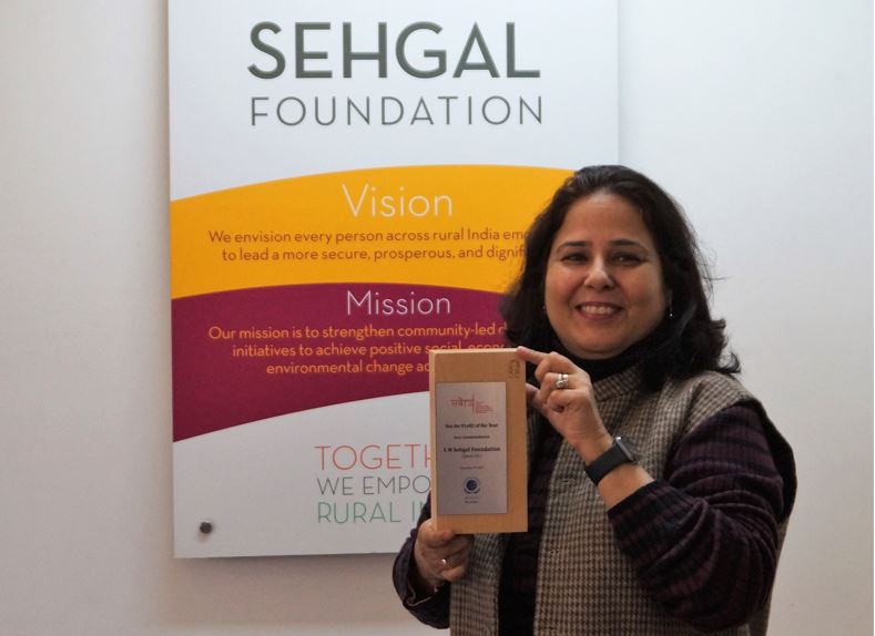 Sabera Award to S M Sehgal Foundation