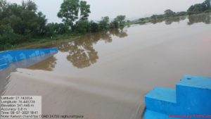 Behror check dam