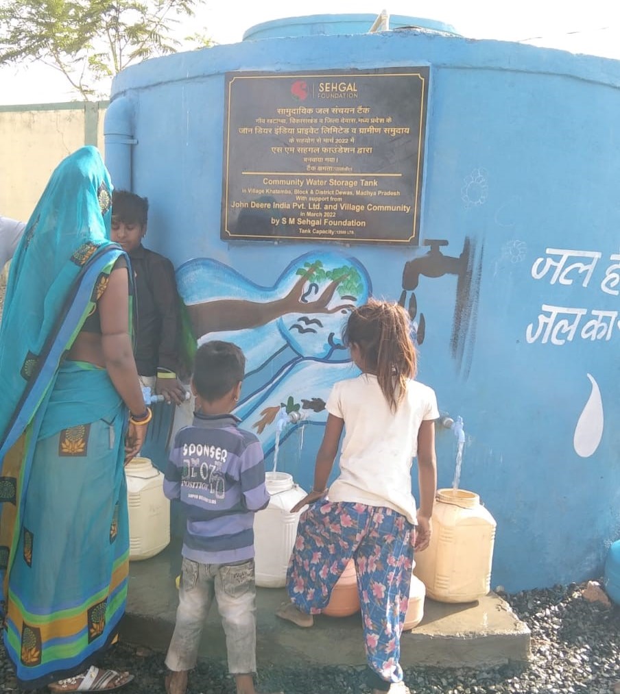 Community water tank