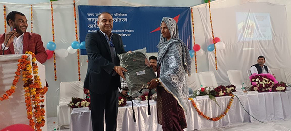 HRDP handover in and appreciation letter, in Nuh, Haryana