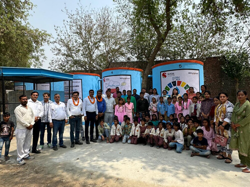 Rainwater Harvesting Launched in Faridabad Schools
