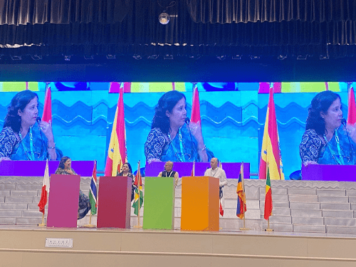 Ms. Anjali Makhija, CEO & trustee, SMSF, at the Leadership Circle conference