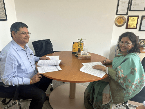 Rajeev Rao, head of Human Resource and Administration, Jhajjar Power Limited; and Anjali Makhija, CEO & trustee, SMSF