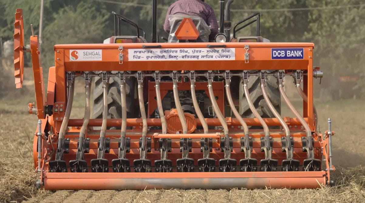 in situ crop residue management